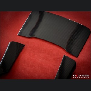 Alfa Romeo Stelvio Center Console Trim Set - Carbon Fiber - Two Piece Kit - Pre '20 - Feroce Carbon